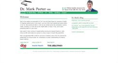 Desktop Screenshot of drmarkporter.co.uk
